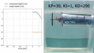Building a Lego-powered Submarine 4.0 - automatic depth control