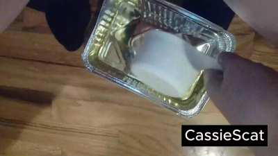 Making Pee Lemon Cake In Front of Workers [GIF]