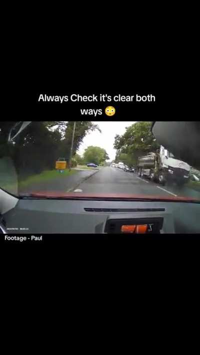 Always check both ways lol!