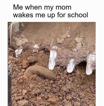 Don't ever disrupt my sleep mom 💀