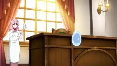 Rimuru transforming in Slime Diaries