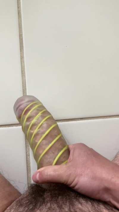 Stretching my new tenga spinner to the max. ASMR