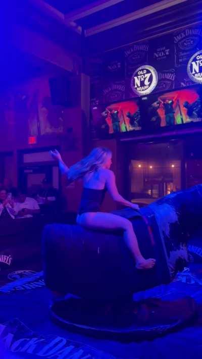 Took the bull for a ride!