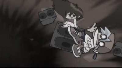 tricky pulls off a jojo reference