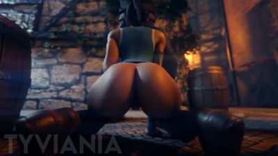 Korra working on Load 2 as Load 1 stains her shirt (Tyviania) [Avatar: The Legend of Korra]