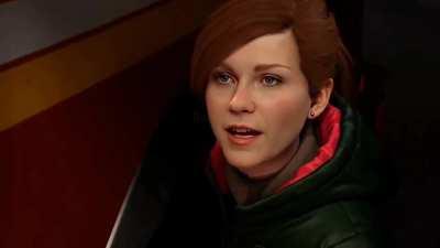 Kirsten Dunst deepfaked in Spider-Man PS4