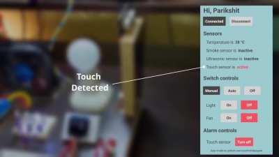 Built a complete Smart Home Automation system using ESP32, Bluetooth and freeRTOS