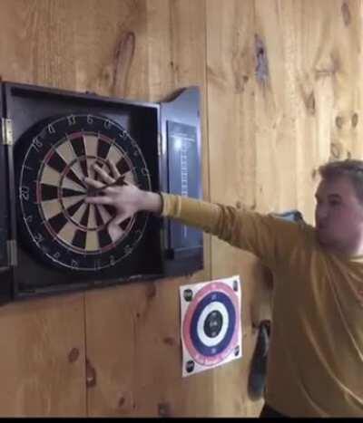 Just guys and darts