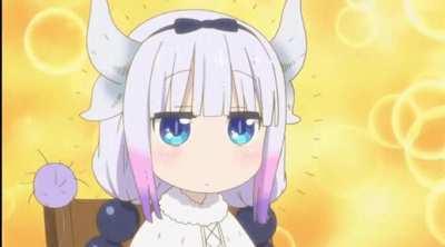 Kanna's normal reaction when she's praised...