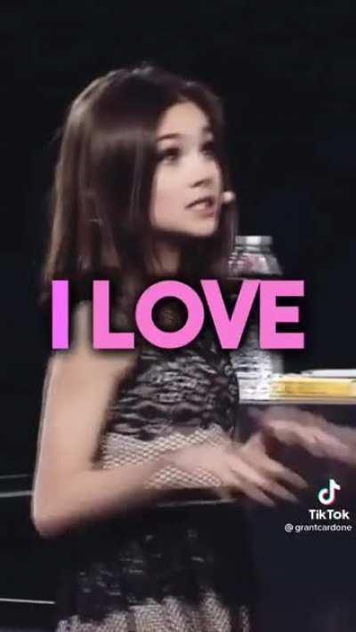 This is so depressing (Btw, both of her parents are multi millionaires with companies)