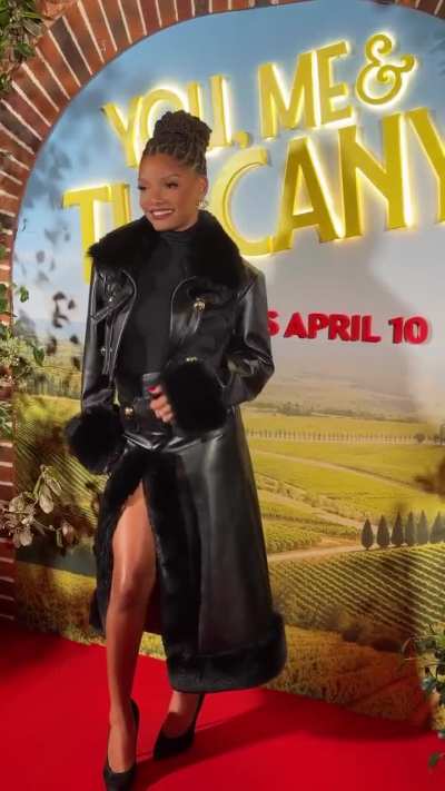 Halle at her movie premiere IG 3.24.26