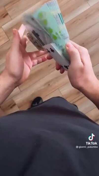 Card tricks but on a whole other lever