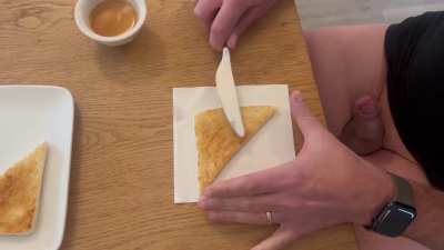 My wife likes to watch me while I eat breakfast  💦😋