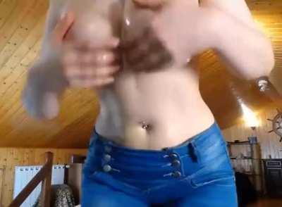 Big Oily Tits (Sexy Camgirl)