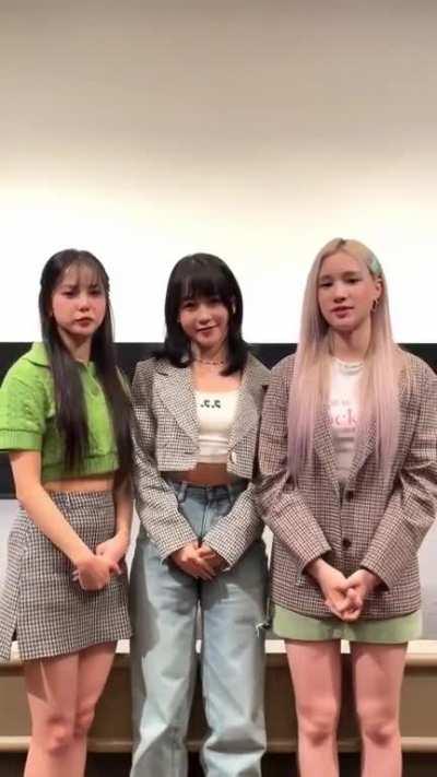 [230313] Yujin, Hikaru & Bahiyyih - SHIBUYA109 Twitter update: FLY-BY