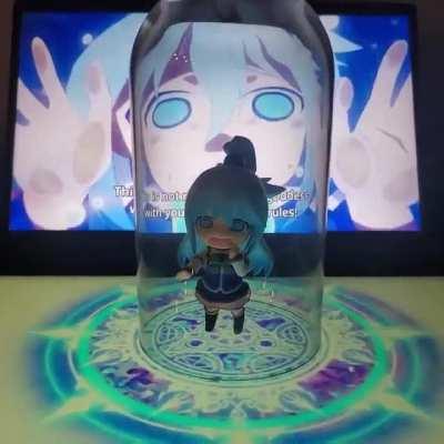 Went to Ikea, bought a glass dome.