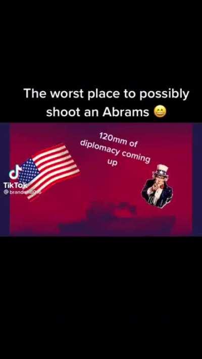 He hit the turret cheeks, rookie mistake