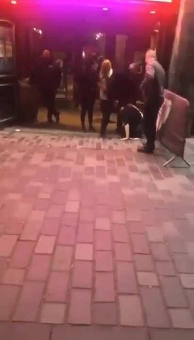 Watch me try to sneak past bouncers and fight an old man