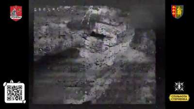 Ukrainian 65th Mechanized Brigade used thermite drones and FPV Kamikaze drones to destroy Russian infantry positions in the Zaporizhzhia direction. [Published 15.03.2025]