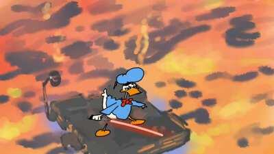 Der arme Donald brennt für seine sache