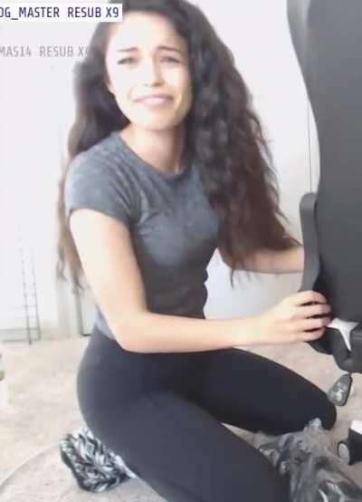 Valkyrae looking cute