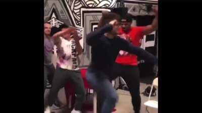 Rare Clip of MJF and Max Caster vibing together