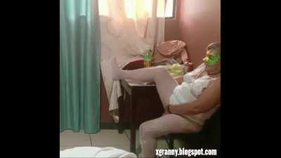 Horny sexy curvy granny