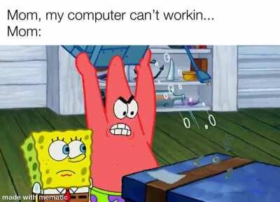 Mom I'm trying to say it's unplugged