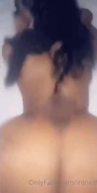 I’ve Ben wanting to fuck this bad bitch for a long time!! He don’t know how to record! Fellas when you fucking a bad bitch, please make sure to hit good angles not just POV the whole dam time!!! Her IG name is: {irenethedreamisback}