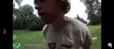 Guy gets bowling ball to his balls