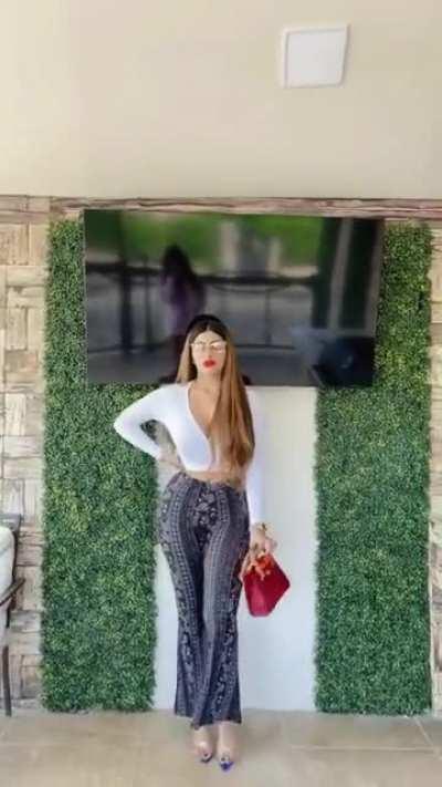 It just doesn’t stop moving in those pants