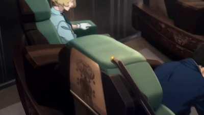 Plane Hijack scene from Gundam Hathaway flash. the camera angles , colours , animation and music .. everything in this movie was top tier