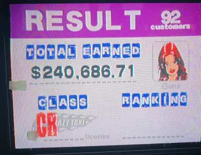 240k crazy taxi arcade GCN