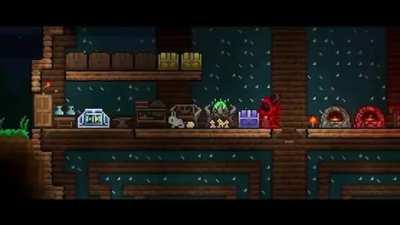 Bunny behind the slaughter.