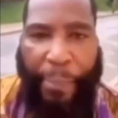 How considerate of this man to worry about the mental health of his community