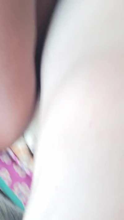 Black Milf sucks White Dick