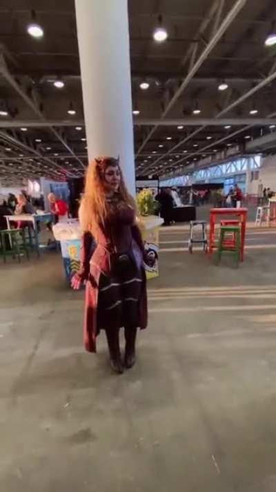 Wanda & The Ancient One shenanigans at Fantasy Basel with Tingilya Cosplay 📖