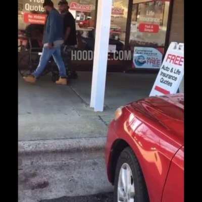 His soul got blasted into the oblivion in that very first punch