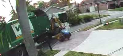 I took out the garbage