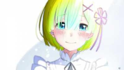 Not sure about radial gradient, RGB rem [re:zero]