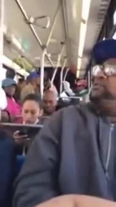 "everybody late. If you don't want to be late, move back to Jamaica and you can walk to work"