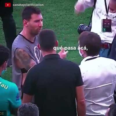 Bien Messi poniendo los puntos
