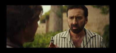 Pedro pascal and Nicolas cage lsd scene.. while tripping.. 