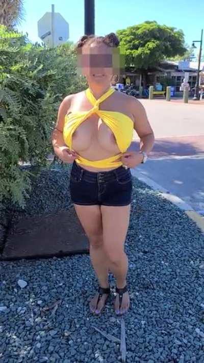 Me on a BUSTY street corner