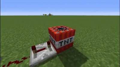 Totally normal minecraft explosion