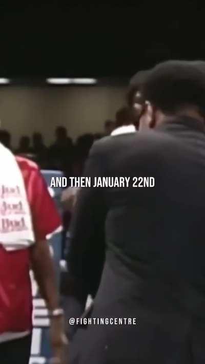 mike tyson talking about how he avenged muhammad ali after his loss to larry holmes