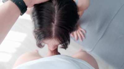 I love when his cock is deep in my throat