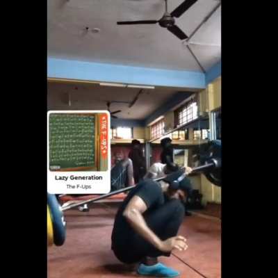 Now I can finally Try Helicopter squat a 100kg (220lb) Human