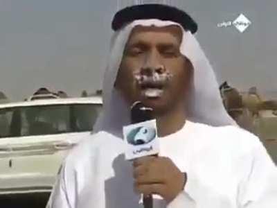 To stay dignified on national TV.