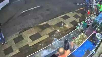 Another day at the seafood market.